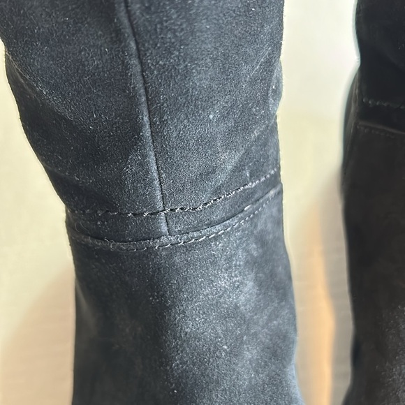 BORN HAYDEN HIGH RIDDING BOOTS BLACK SUEDE LEATHER BOOTS WOMENS SIZE 9.5 - Picture 14 of 15